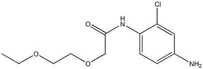 N-(4-amino-2-chlorophenyl)-2-(2-ethoxyethoxy)acetamide Struktur