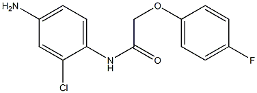 N-(4-amino-2-chlorophenyl)-2-(4-fluorophenoxy)acetamide Struktur