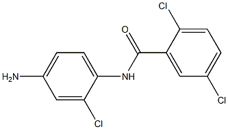 N-(4-amino-2-chlorophenyl)-2,5-dichlorobenzamide Struktur