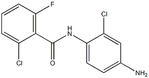 N-(4-amino-2-chlorophenyl)-2-chloro-6-fluorobenzamide Struktur