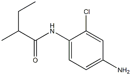 N-(4-amino-2-chlorophenyl)-2-methylbutanamide Struktur