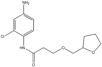 N-(4-amino-2-chlorophenyl)-3-(oxolan-2-ylmethoxy)propanamide Struktur