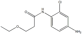 N-(4-amino-2-chlorophenyl)-3-ethoxypropanamide Struktur