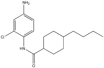 N-(4-amino-2-chlorophenyl)-4-butylcyclohexane-1-carboxamide Struktur