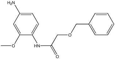 N-(4-amino-2-methoxyphenyl)-2-(benzyloxy)acetamide Struktur