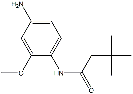 N-(4-amino-2-methoxyphenyl)-3,3-dimethylbutanamide Struktur