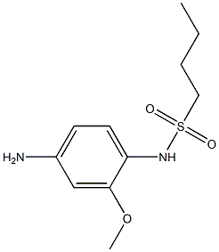 N-(4-amino-2-methoxyphenyl)butane-1-sulfonamide Struktur