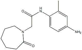 N-(4-amino-2-methylphenyl)-2-(2-oxoazepan-1-yl)acetamide Struktur