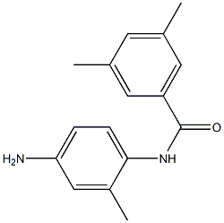 N-(4-amino-2-methylphenyl)-3,5-dimethylbenzamide Struktur