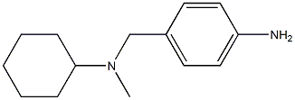 N-(4-aminobenzyl)-N-cyclohexyl-N-methylamine Struktur