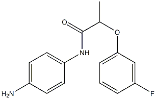 N-(4-aminophenyl)-2-(3-fluorophenoxy)propanamide Struktur