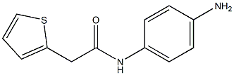 N-(4-aminophenyl)-2-thien-2-ylacetamide Struktur