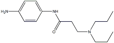 N-(4-aminophenyl)-3-(dipropylamino)propanamide Struktur