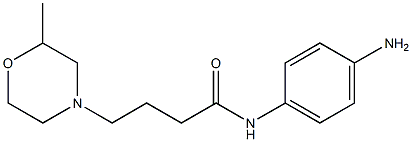 N-(4-aminophenyl)-4-(2-methylmorpholin-4-yl)butanamide Struktur