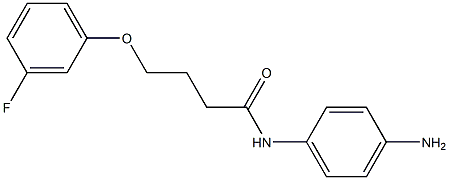 N-(4-aminophenyl)-4-(3-fluorophenoxy)butanamide Struktur