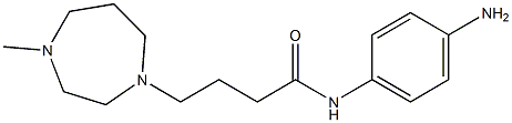 N-(4-aminophenyl)-4-(4-methyl-1,4-diazepan-1-yl)butanamide Struktur