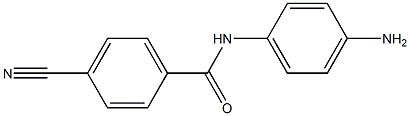 N-(4-aminophenyl)-4-cyanobenzamide Struktur