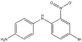 N-(4-aminophenyl)-N-(4-bromo-2-nitrophenyl)amine Struktur