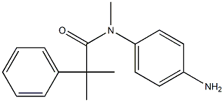 N-(4-aminophenyl)-N,2-dimethyl-2-phenylpropanamide Struktur