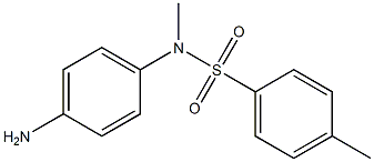 N-(4-aminophenyl)-N,4-dimethylbenzene-1-sulfonamide Struktur