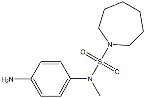 N-(4-aminophenyl)-N-methylazepane-1-sulfonamide Struktur