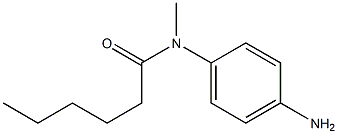 N-(4-aminophenyl)-N-methylhexanamide Struktur