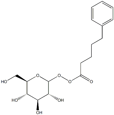 glucopyranosyloxy-5-phenylpentanoic acid Struktur