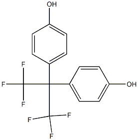 2,2-BIS(4-HYDROXYPHENYL)PERFLUOROPROPANE Struktur