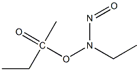 DIETHYLAMINE,1-ACETOXY-N-NITROSO- Struktur