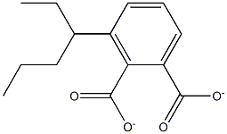 1-ETHYLBUTYLPHTHALATE Struktur