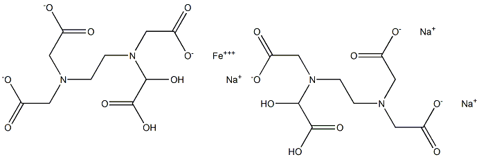 SODIUMFERRICHYDROXYEDTA Struktur