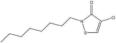 4-CHLORO-2-N-OCTYL-3-ISOTHIAZOLONE Struktur