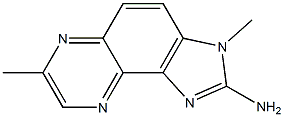 3,7-DIMETHYL-IMIDAZO[4,5-F]QUINOXALIN-2-AMINE Struktur