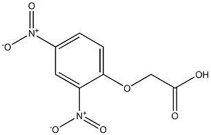 2,4-DINITROPHENOXYACETICACID Struktur