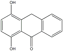 1,4-DIHYDROXYANTHRONE Struktur