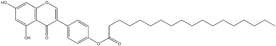 GENISTEIN4'-STEARATE Struktur