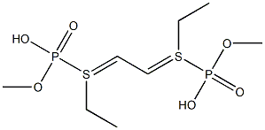 1,2-BIS(ETHYLMETHYLPHOSPHONOTHIOLO)ETHANE Struktur