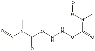 HYDRAZO-BIS-(METHYLNITROSOCARBONAMIDE) Struktur