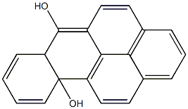 DIHYDROXYDIHYDROBENZOPYRENE Struktur