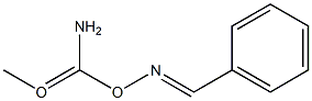 BENZALDEHYDE-O-METHYLCARBAMOYLOXIME Struktur