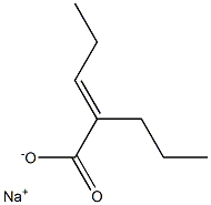 SODIUMTRANS-2-PROPYLPENT-2-ENOATE Struktur