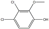 3,4-DICHLOROGUAIACOL Struktur