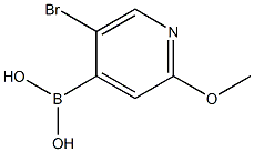 5-Bromo-2-methoxypyridine-4-boronicacid98% Struktur