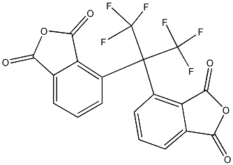 HEXAFLUOROISOPROPYLIDENE BISPHTHALIC DIANHYDRIDE Struktur