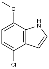 4-CHLORO-7-METHOXYINDOLE Struktur