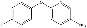 6-(4-fluorophenoxy)pyridin-3-amine Struktur