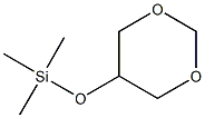 5-TRIMETHYLSILYOXY-1,3-DIOXAN Struktur