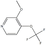 3-METHOXY-4-TRIFLUOROMETHOXYPYRIDINE Struktur