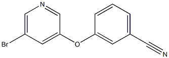 3-(5-BROMO-PYRIDIN-3-YLOXY)-BENZONITRILE Struktur