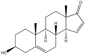 5,15-Androstadien-3beta-ol-17-one Struktur